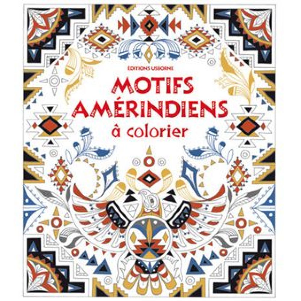 MOTIFS AMERINDIENS A COLORIER (BONE/MIRTALIPOVA)