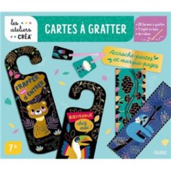 CARTES A GRATTER. ACCROCHE-PORTES ET MARQUE-PAGES
