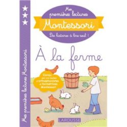 MES PREMIERES LECTURES MONTESSORI, A LA FERME (GALON/CLAVIER)