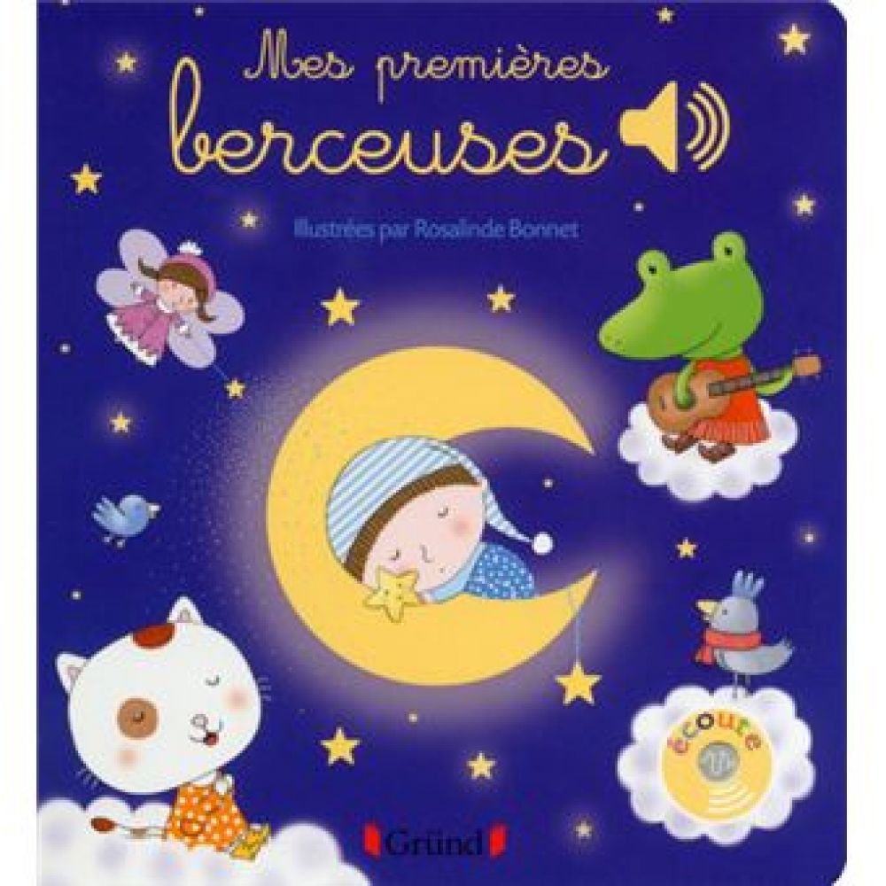 MES PREMIERES BERCEUSES - LIVRE SONORE AVEC 6 PUCES - DES 1 AN