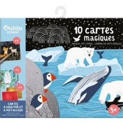 10 CARTES MAGIQUES - CARTES A GRATTER ET A METALLISER