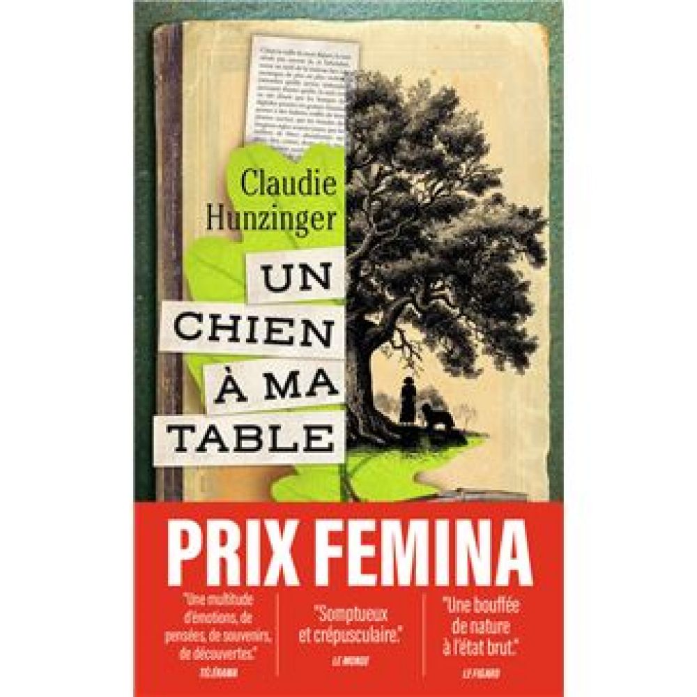UN CHIEN A MA TABLE (CLAUDIE HUNZINGER)