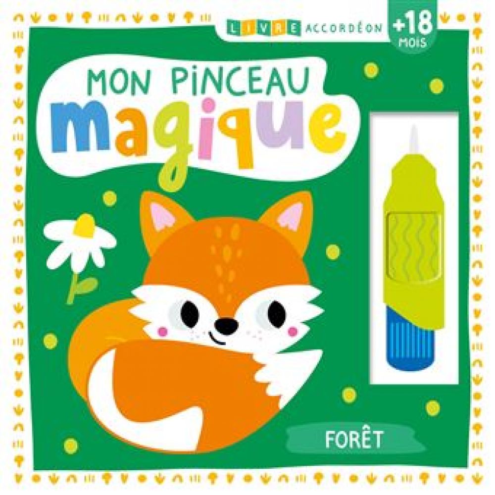 LIVRE ACCORDEON - MON PINCEAU MAGIQUE - FORET