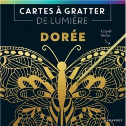 CARTES A GRATTER DE LUMIERE : DOREE