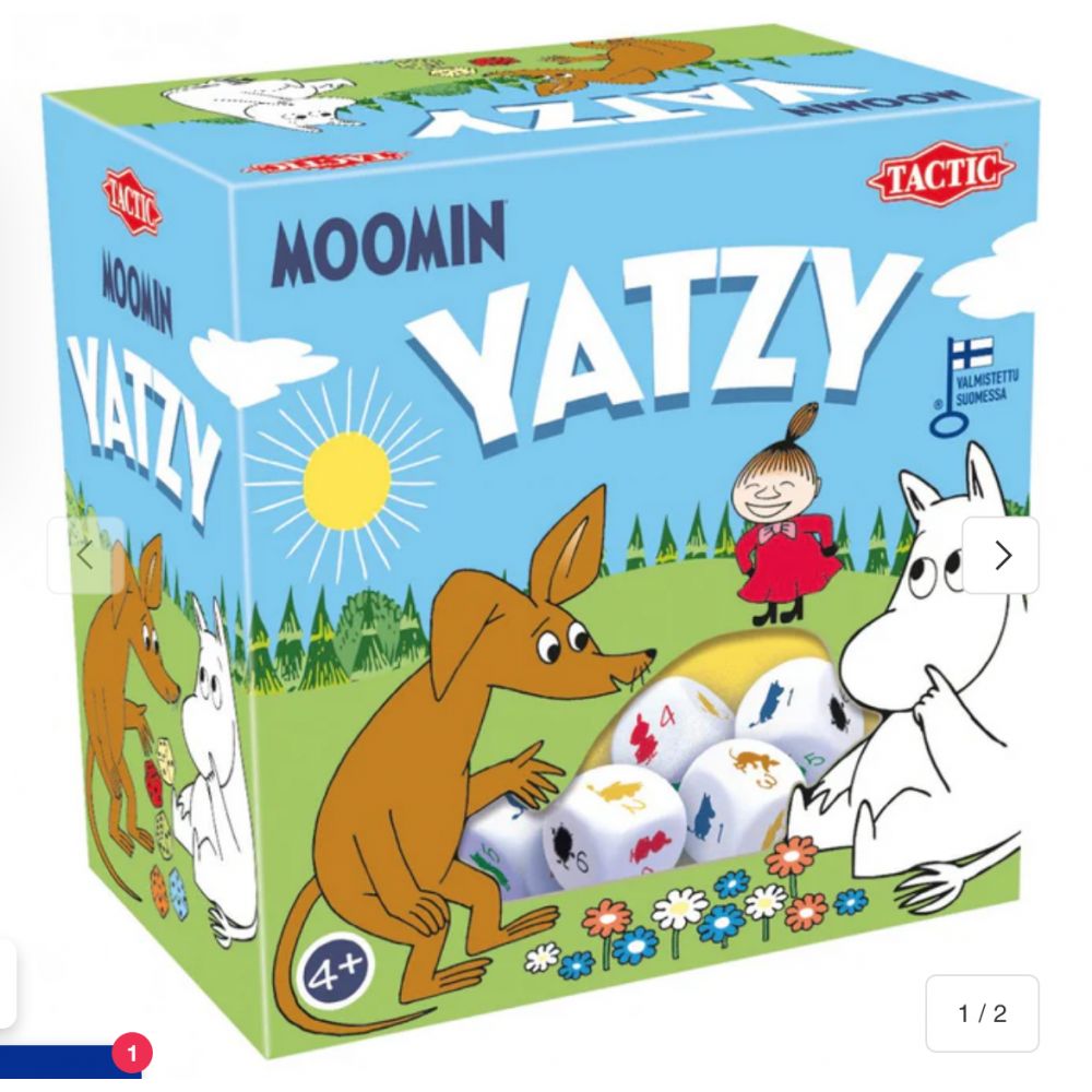 JEU YATZEE MOOMIN (FINLANDE)