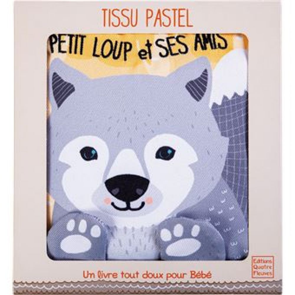 TISSU PASTEL - PETIT LOUP ET SES AMIS (FERRI FRANCESCA)