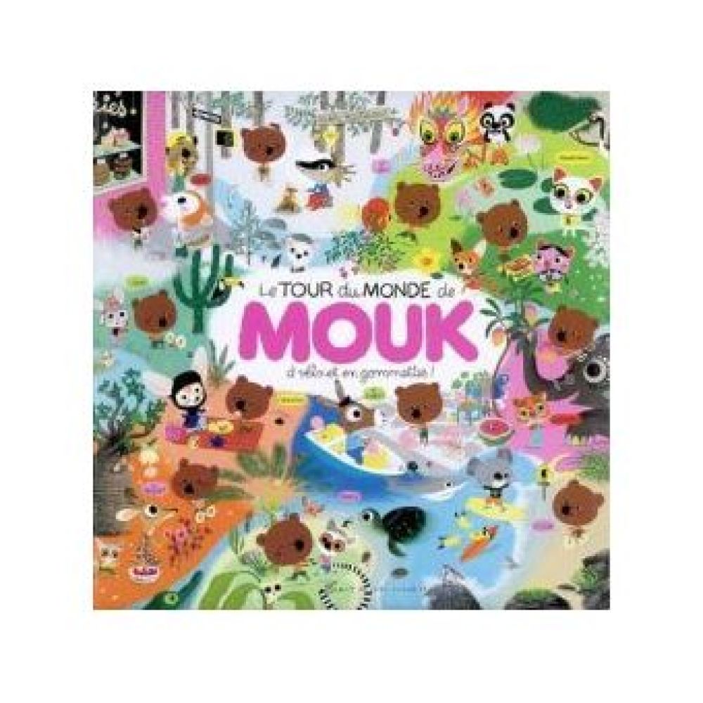 LE TOUR DU MONDE DE MOUK A VELO ET EN GOMMETTES !