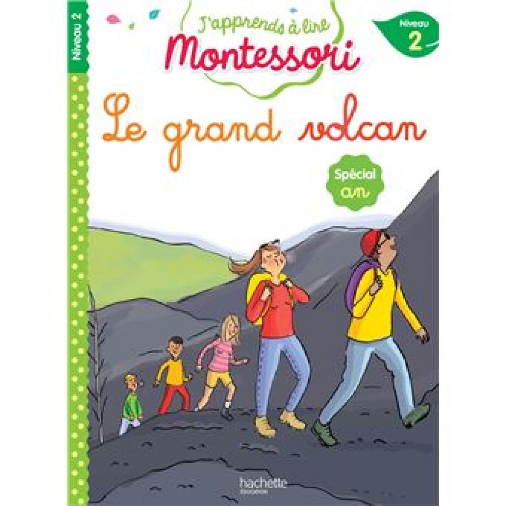 LE GRAND VOLCAN, NIVEAU 2 - J'APPRENDS A LIRE MONTESSORI (LEROY-JOUENNE, CHARLOTTE)
