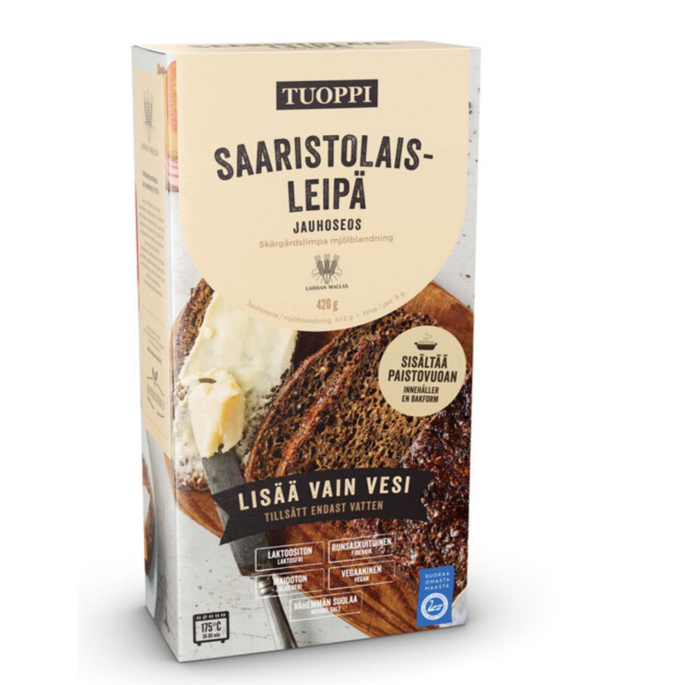SAARISTOLAIS-LEIPÄ (FARINE PAIN BRUN FINLANDE)