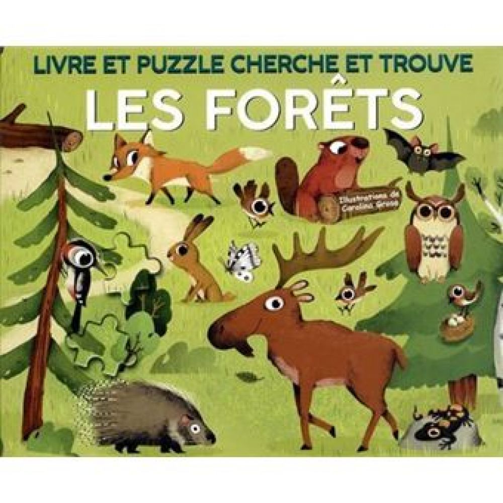 LES FORETS - LIVRE ET PUZZLE CHERCHE ET TROUVE (GROSA CAROLINA)