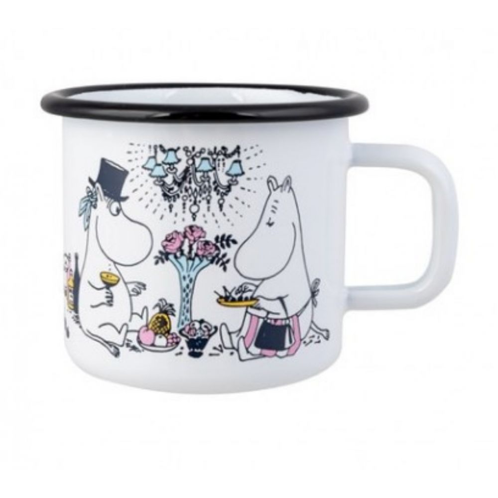 TASSE EN METAL MOOMIN A LA PECHE - 3,7 DL (FINLANDE)