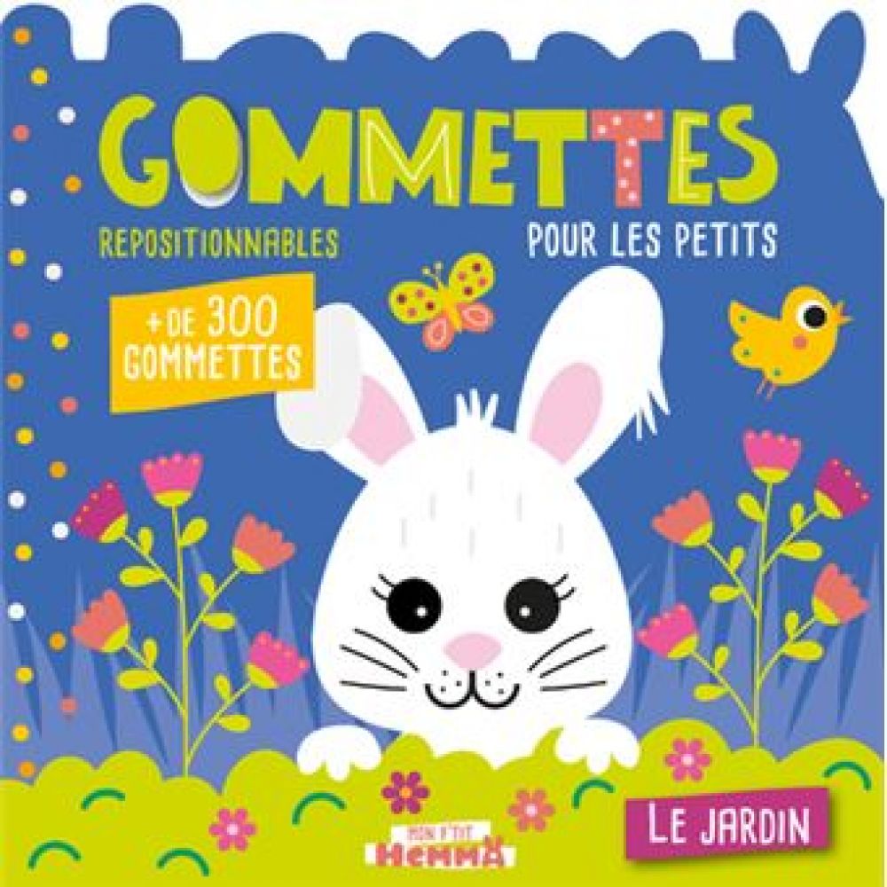 MON P'TIT HEMMA - GOMMETTES POUR LES PETITS - LE JARDIN (CAROTTE ET COMPAGNIE)