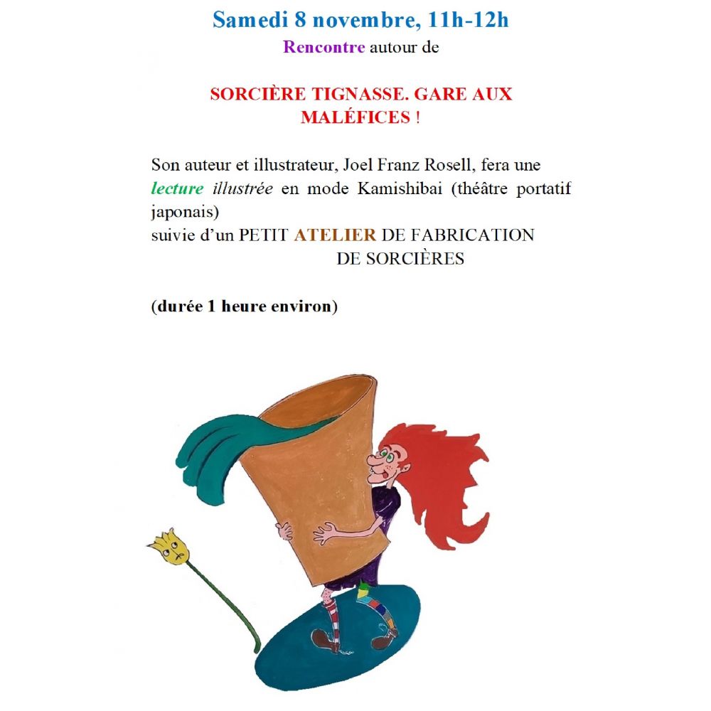 ATELIER POUR ENFANT : FABRIQUE TA SORCIERE !