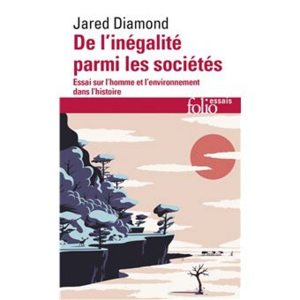 DE L'INEGALITE PARMI LES SOCIETES - ESSAI SUR L'HOMME ET L'ENVIRONNEMENT DANS L'HISTOIRE (JARED DIAMOND)