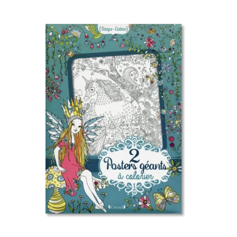2 POSTERS GÉANTS À COLORIER