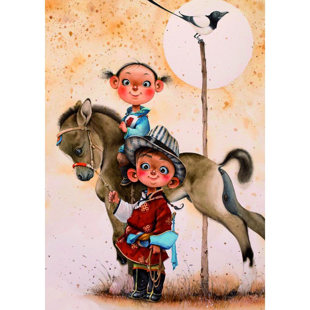 Carte Mongole " Gerel et BatsaÏkhan"