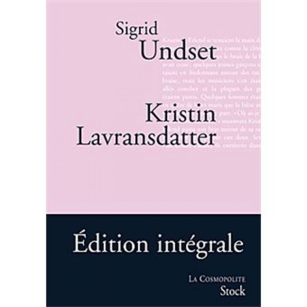 KRISTIN LAVRANSDATTER (TRILOGIE) (UNDSET SIGRID)