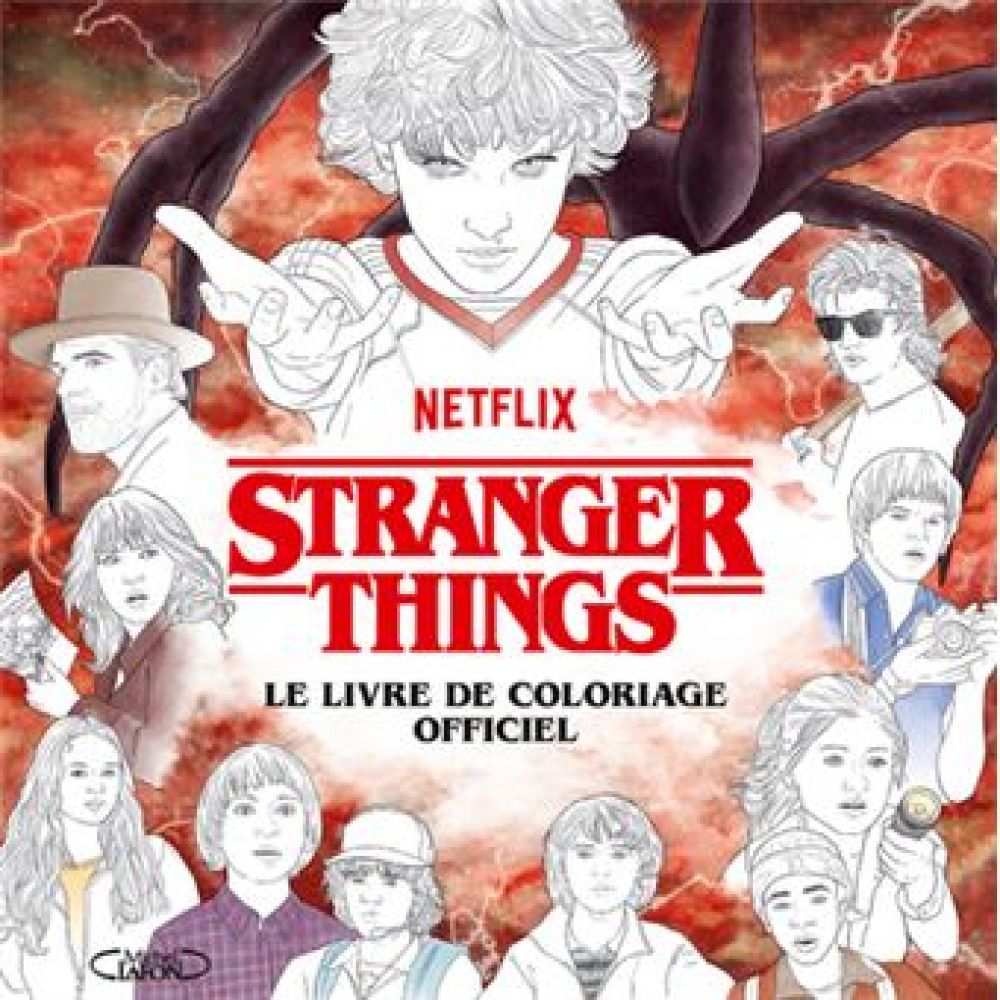 STRANGER THINGS - LIVRE DE COLORIAGE OFFICIEL (COLLECTIF)