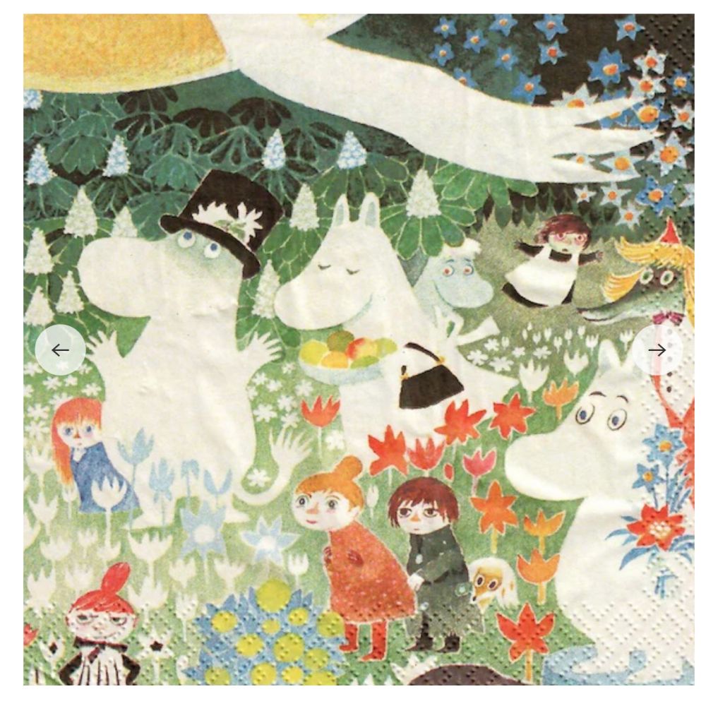 SERVIETTE FAMILLE MOOMIN