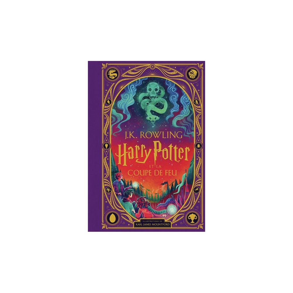 HARRY POTTER - IV - HARRY POTTER A L'ECOLE DES SORCIERS - EDITION ILLUSTREE INTERACTIVE - GRAPHISME E