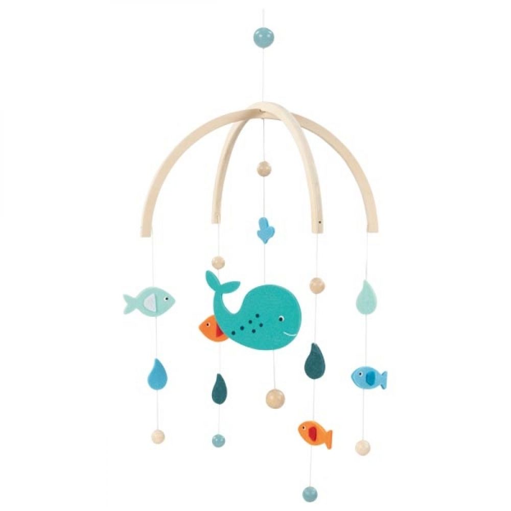 MOBILE BALEINE (25X30) - BOIS