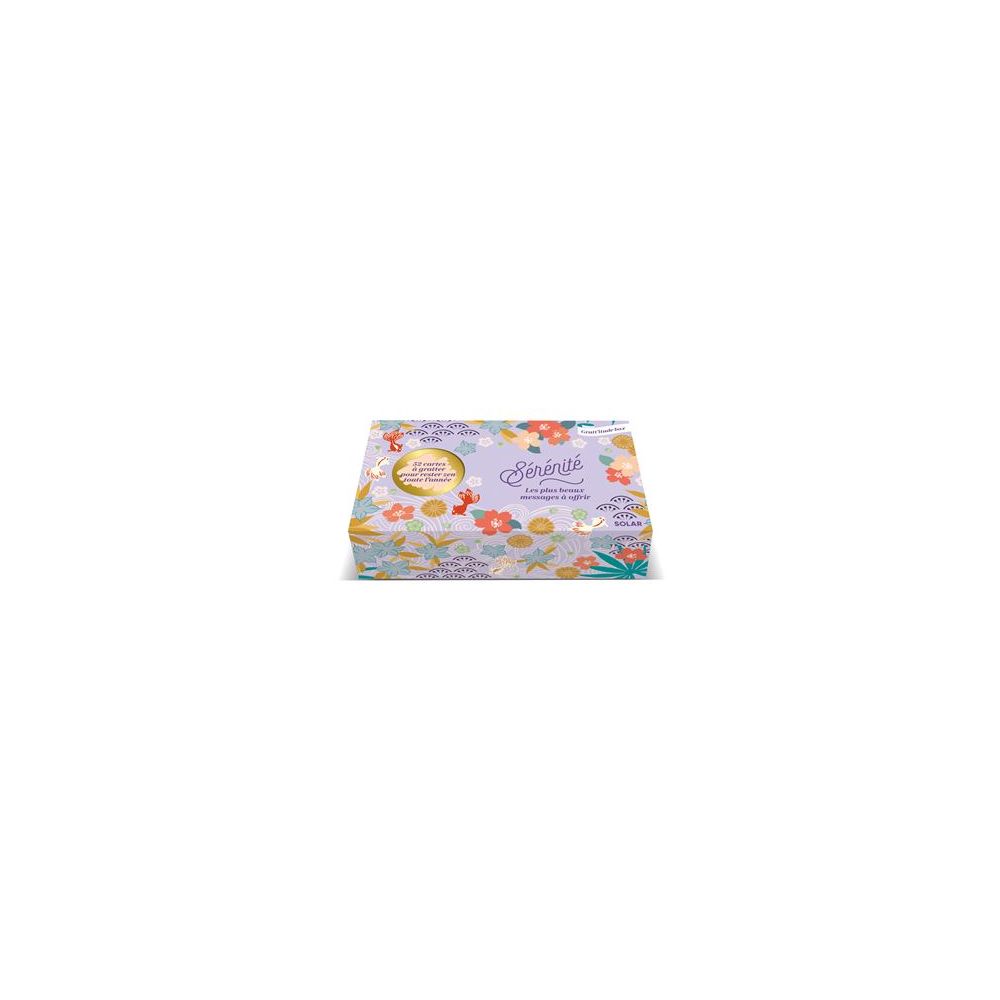 GRATTITUDE BOX SERENITE. LES PLUS BEAUX MESSAGES A OFFRIR - 52 CARTES A GRATTER POUR RESTER ZEN TOUT