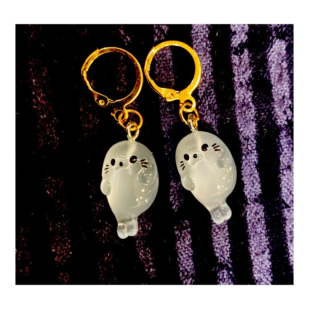 BOUCLES D'OREILLES "PETITS PHOQUES"