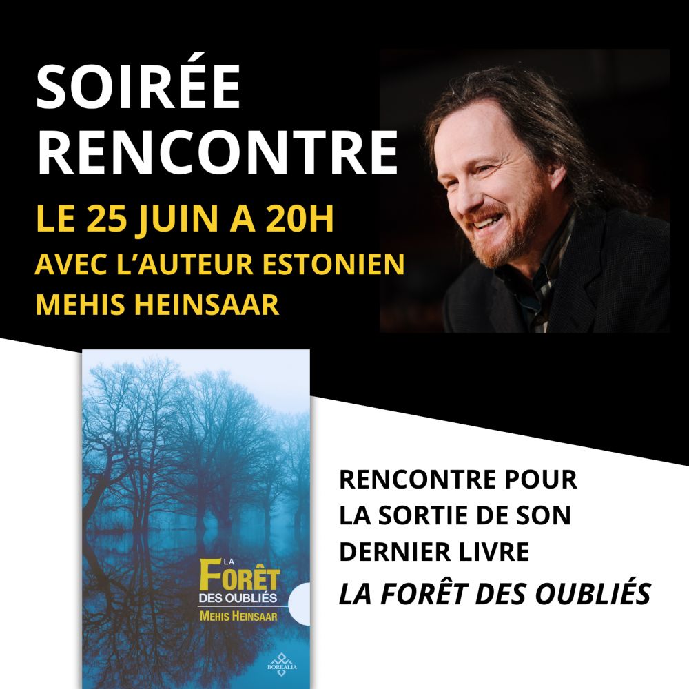 SOIRÉE RENCONTRE AVEC L’AUTEUR ESTONIEN MEHIS HEINSAAR