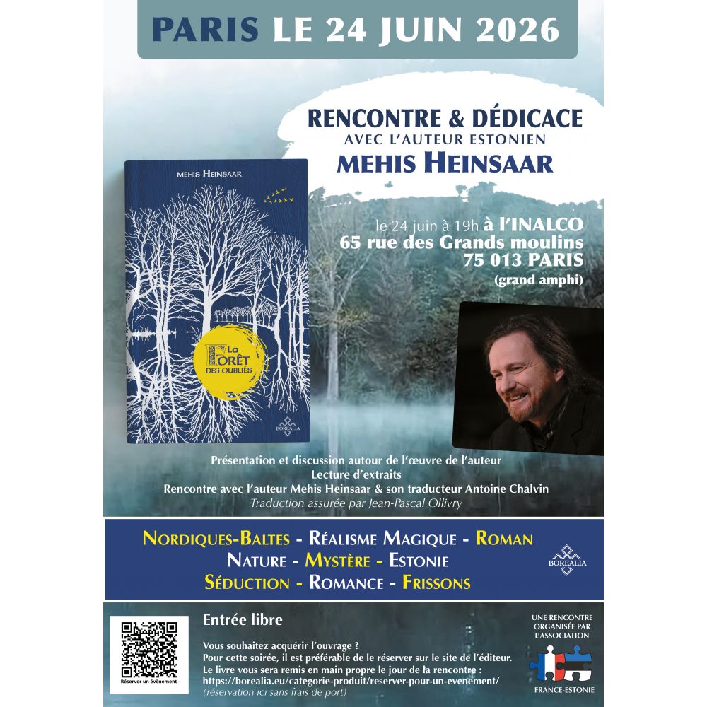 RENCONTRE A L'INALCO E 24/06/26 LA FORÊT DES OUBLIÉS (MEHIS HEINSAAR)