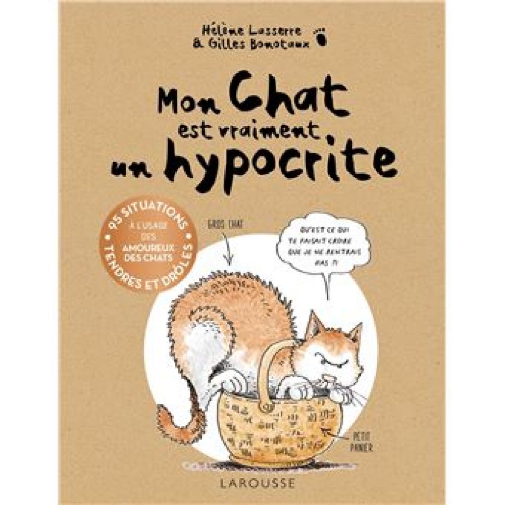 MON CHAT EST VRAIMENT UN HYPOCRITE (HELENE LASSERRE, GILLES BONOTAUX)