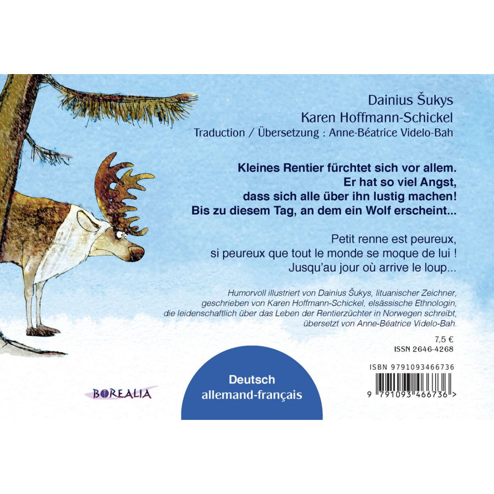 PETIT RENNE A PEUR DE TOUT BILINGUE (ALLEMAND) - KAREN HOFFMANN-SCHICKEL – Image 2