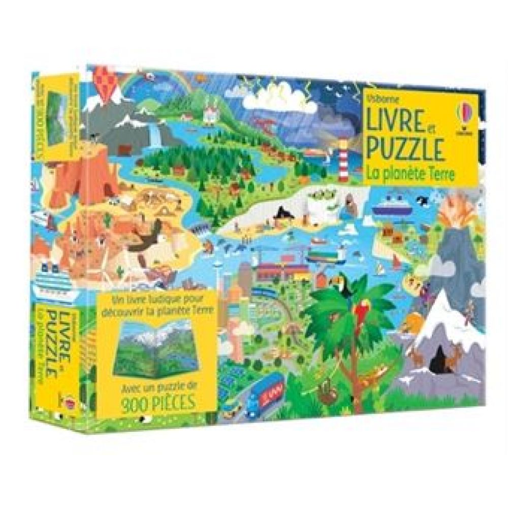 LA PLANETE TERRE - COFFRETS LIVRE ET PUZZLE (DAYNES/CHASPOUL)