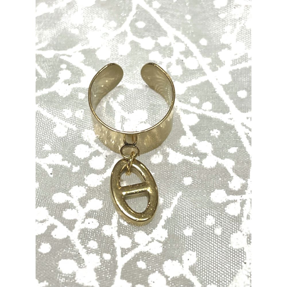 BAGUE MAILLE MARINE