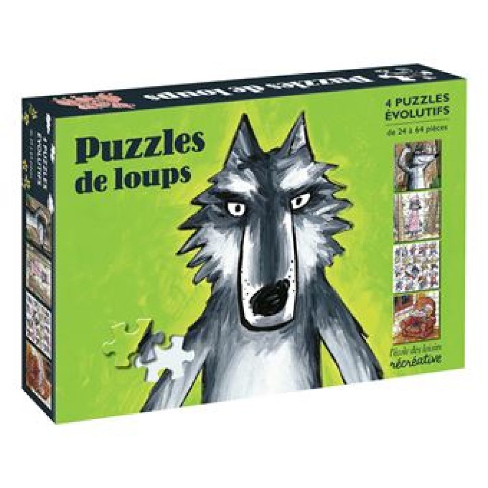 4 PUZZLES EVOLUTIFS LOUP (RAMOS MARIO)