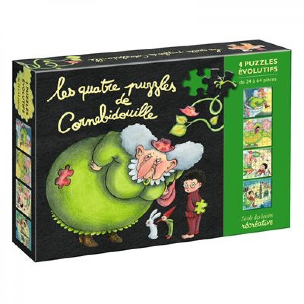 LES QUATRE PUZZLES EVOLUTIFS DE CORNEBIDOUILLE (BONNIOL MAGALI)