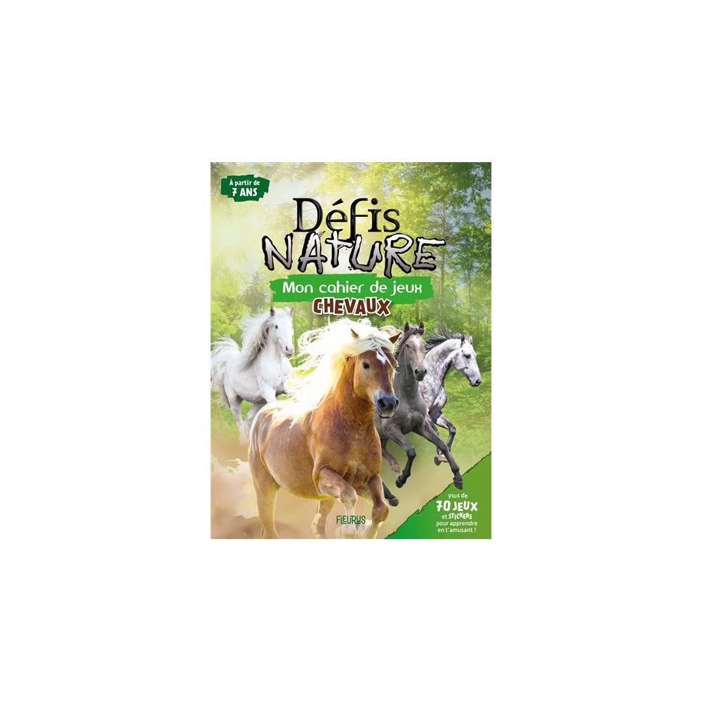 MON CAHIER DE JEUX CHEVAUX (7+ AVEC STICKERS) (MEYER)