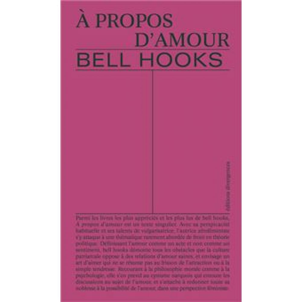 A PROPOS D'AMOUR (HOOKS BELL)