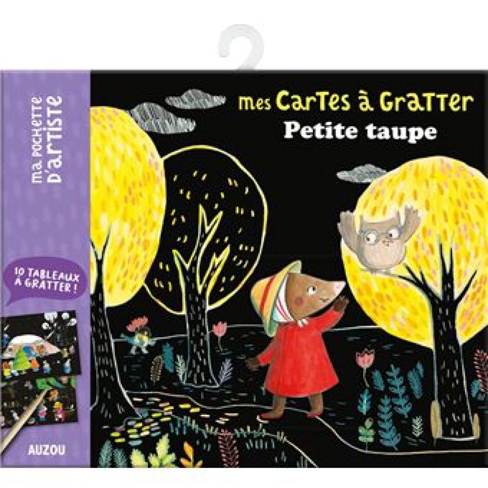 MA POCHETTE D'ARTISTE - MES CARTES A GRATTER PETITE TAUPE