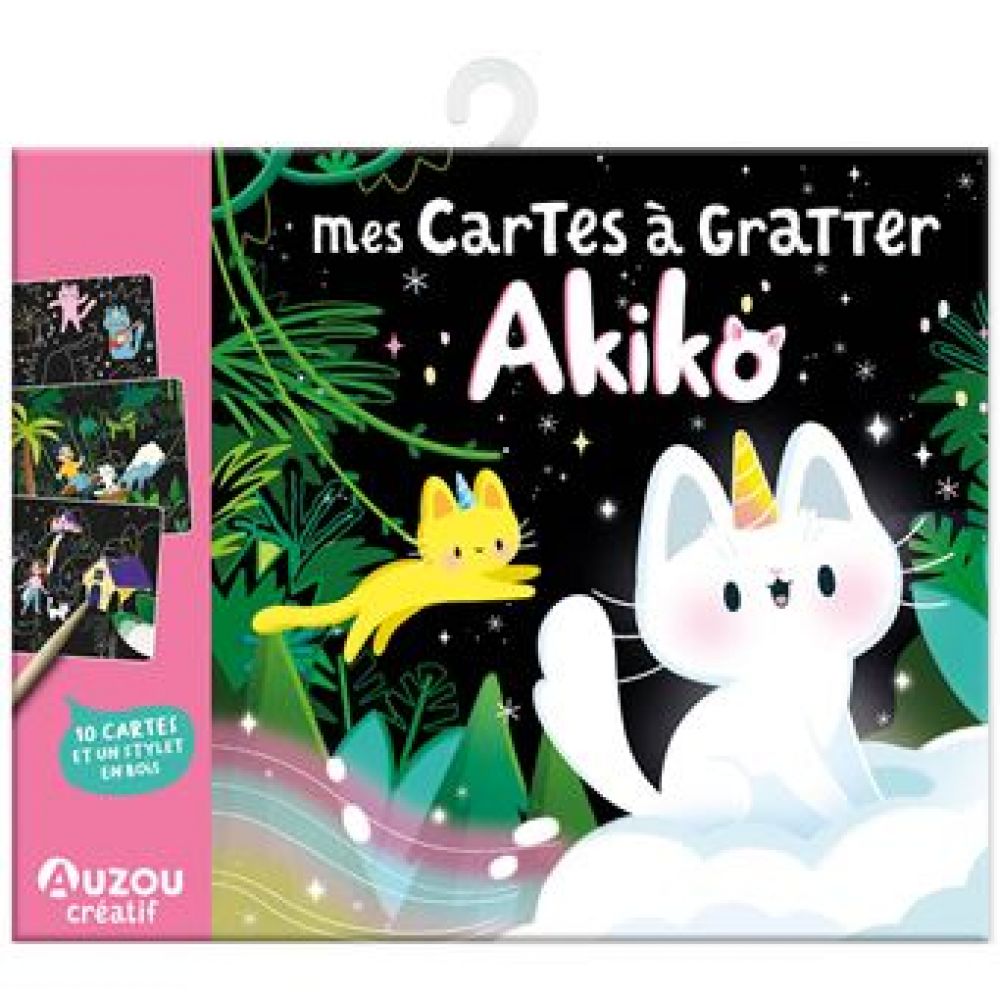 MA POCHETTE D'ARTISTE - MES CARTES A GRATTER AKIKO (RUFFIE/ORTAL)