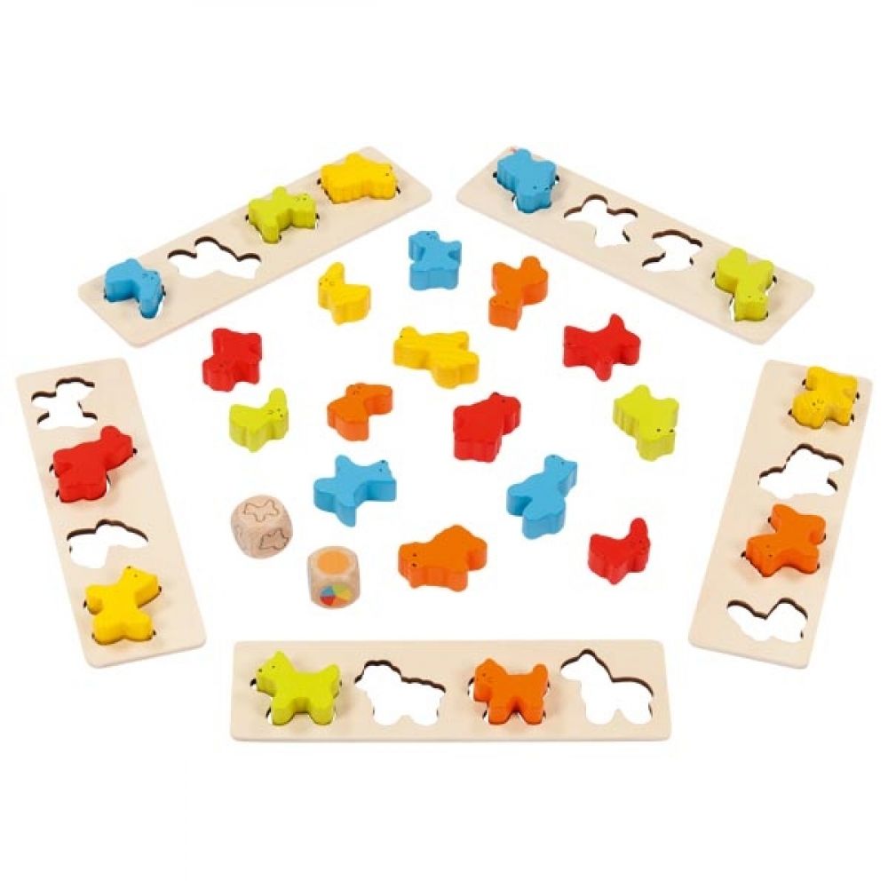 JEU BOIS - ASSORTIR LES ANIMAUX
