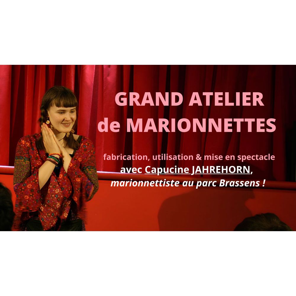 GRAND STAGE DE MARIONNETTES AVEC CAPUCINE JARHEHORN (ANNÉE SCOLAIRE 2026-2027)